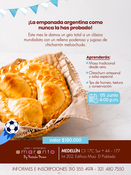 Empanadas Argentinas 5 de junio | Piquete Sabores Mundialistas