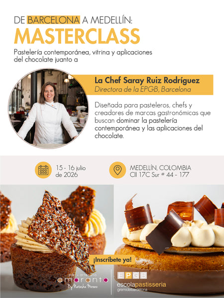 Masterclass pastelería contemporánea, vitrina y aplicaciones del chocolate