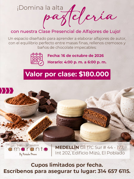 Clases Octubre  |  Alfajores de lujo: Tres creaciones de autor