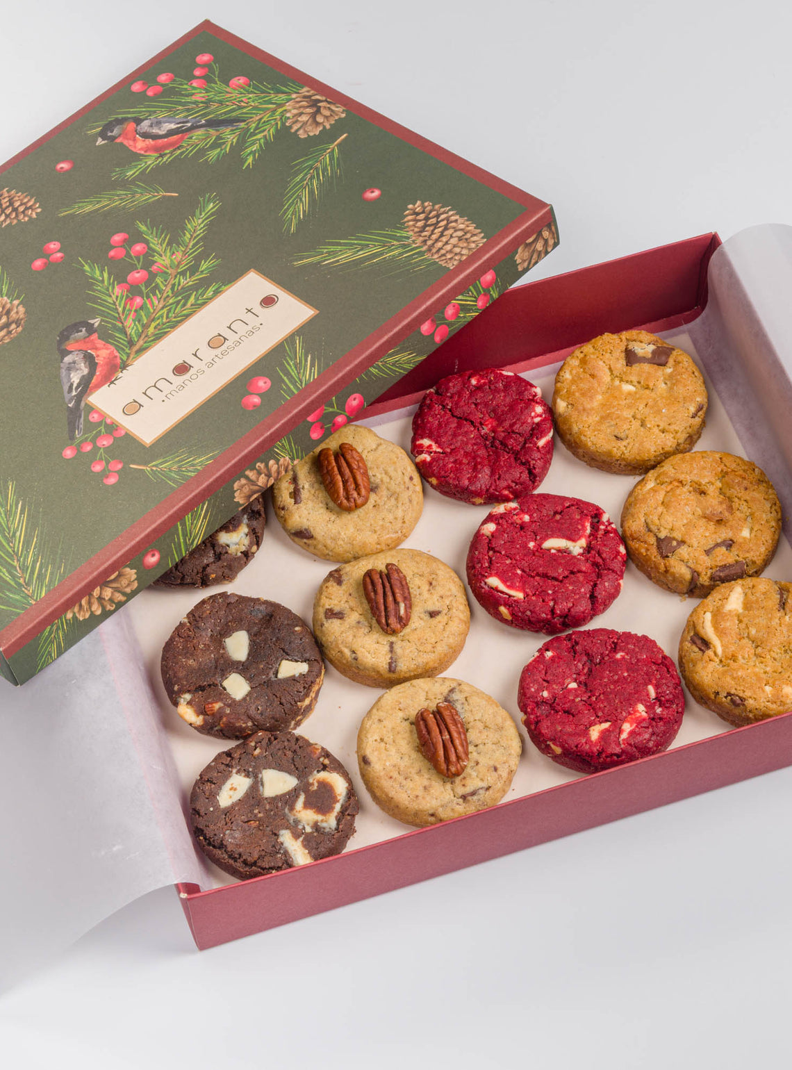 Caja Navideña Galletas New York