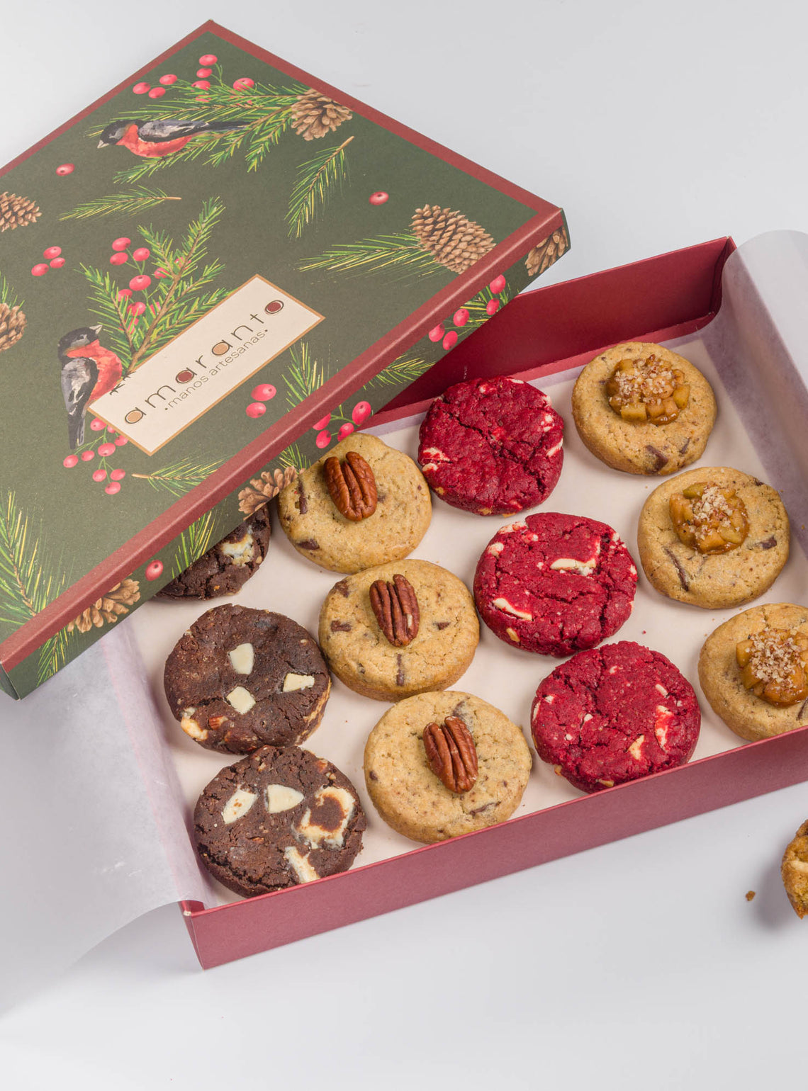 Caja Navideña Galletas New York