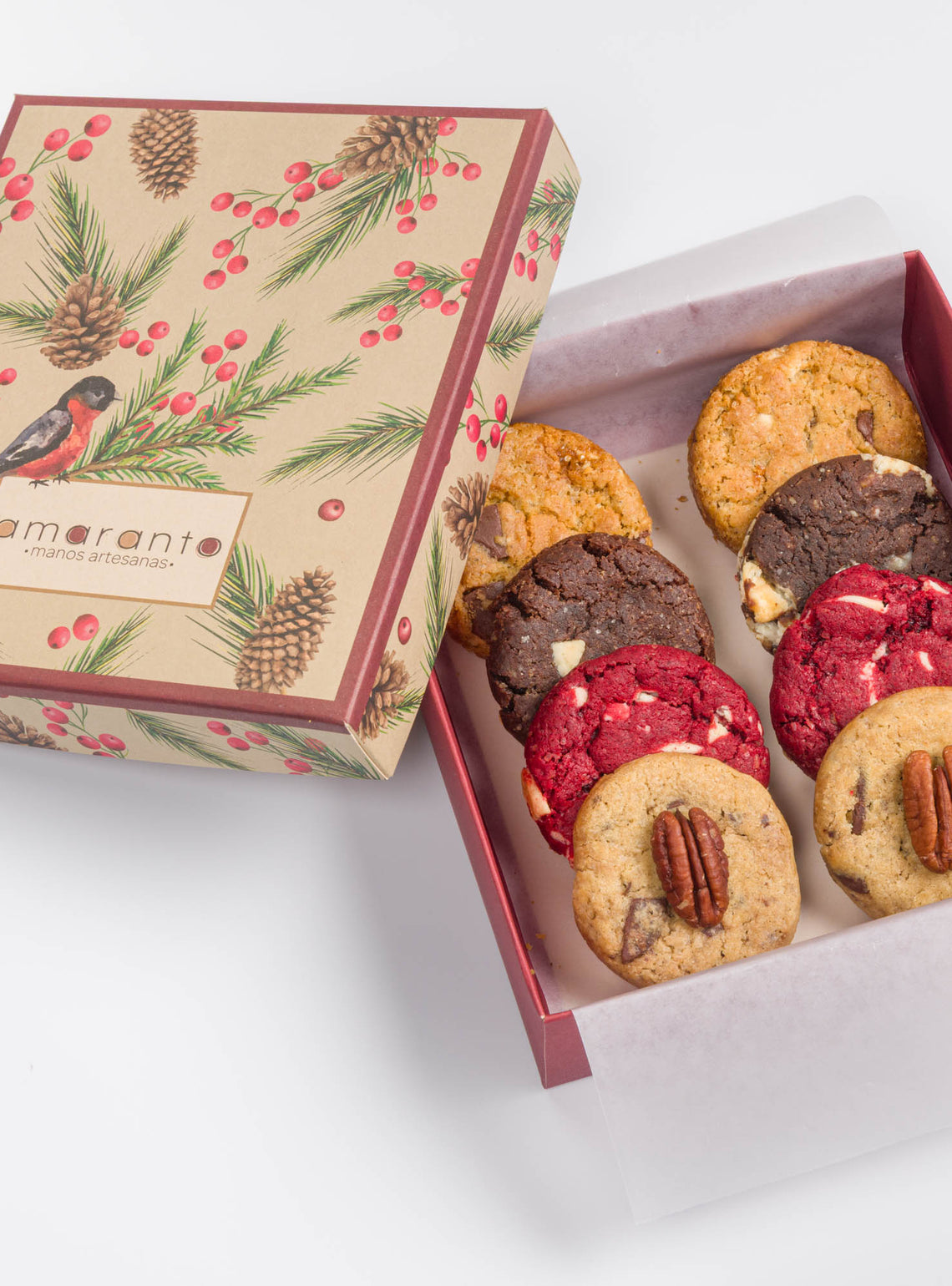 Caja Navideña Galletas New York