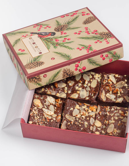 Cajas Navideñas Brownies Melcochudos