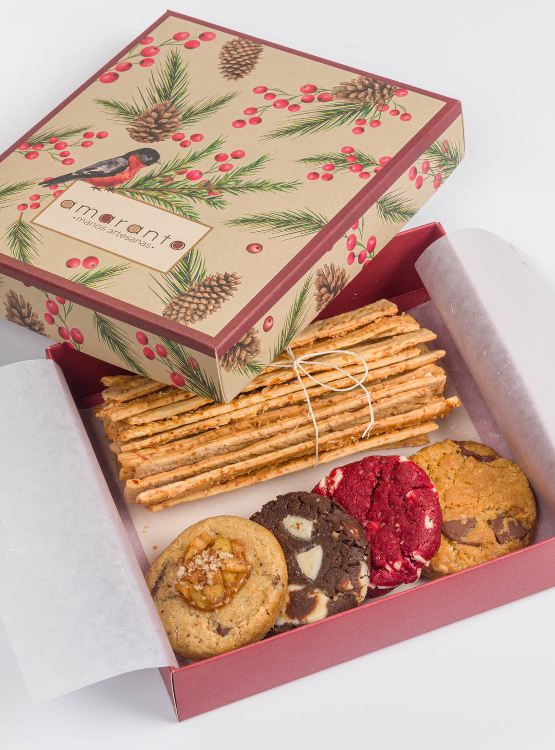 Caja Navideña De Sal y Azúcar