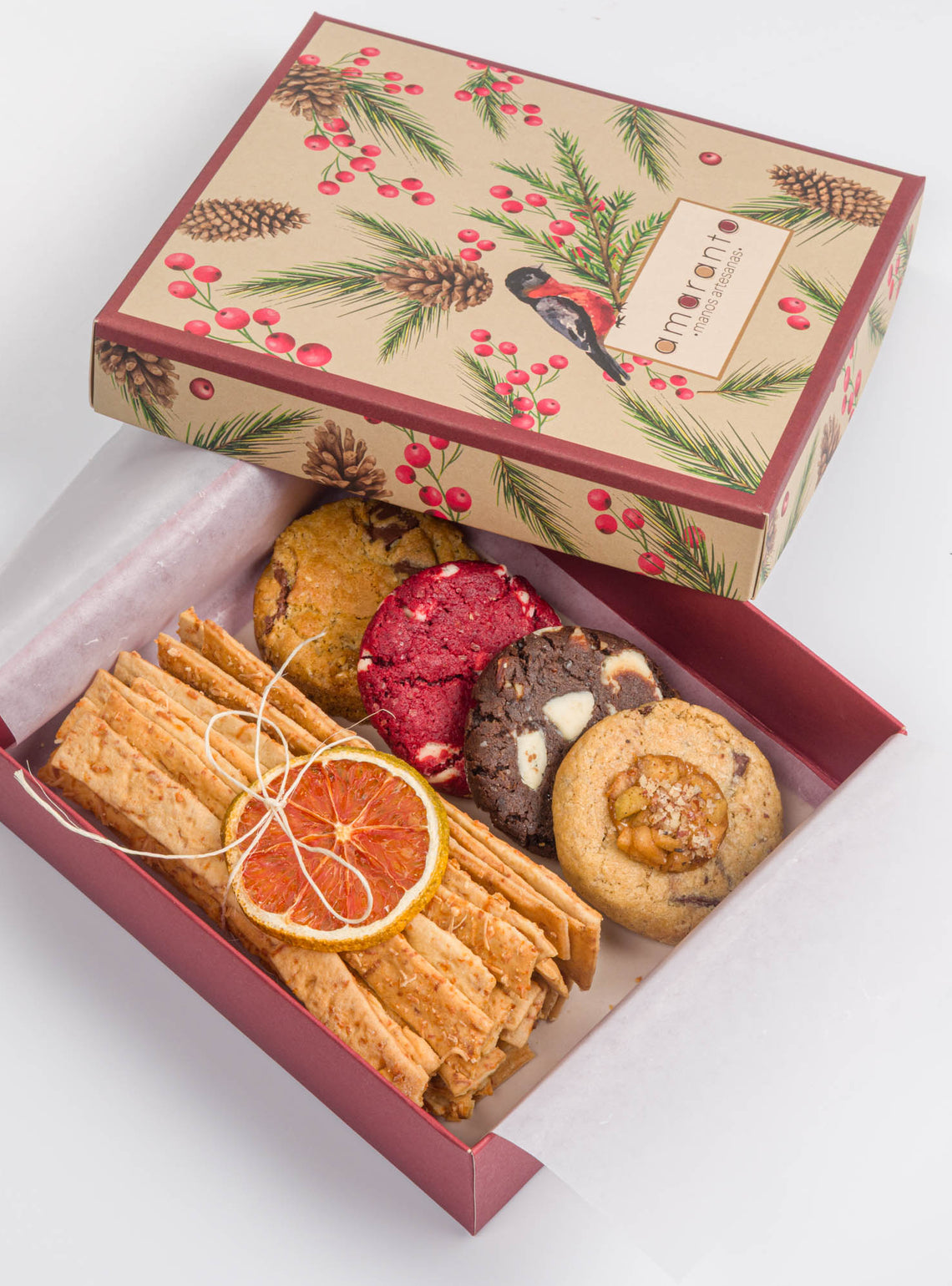 Caja Navideña De Sal y Azúcar