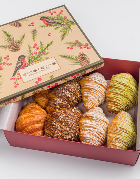 Caja Navideña Croissant Surtida x8