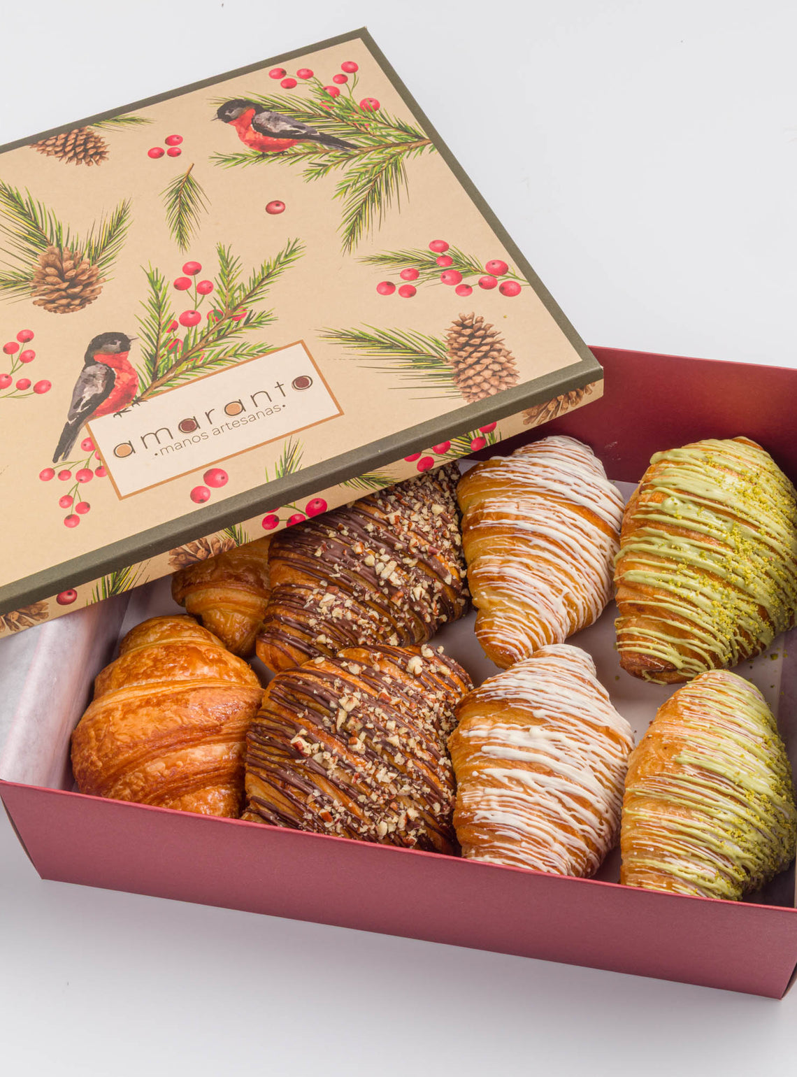 Caja Navideña Croissant Surtida x8