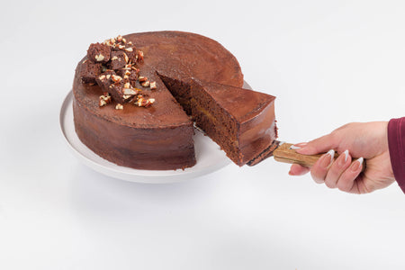Torta de Chocolate y Arequipe con Brownies y Nueces