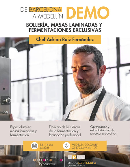 Demo de bollería, masas laminadas y fermentaciones exclusivas