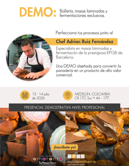 Demo de bollería, masas laminadas y fermentaciones exclusivas