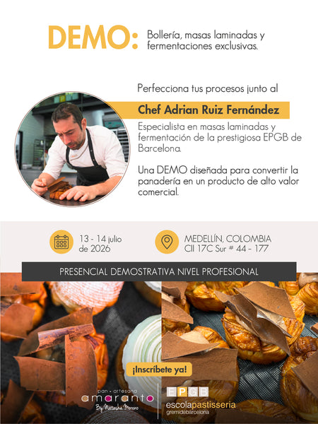 Demo de bollería, masas laminadas y fermentaciones exclusivas