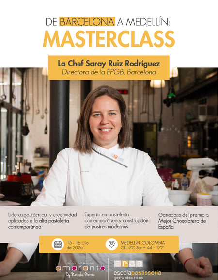 Masterclass pastelería contemporánea, vitrina y aplicaciones del chocolate