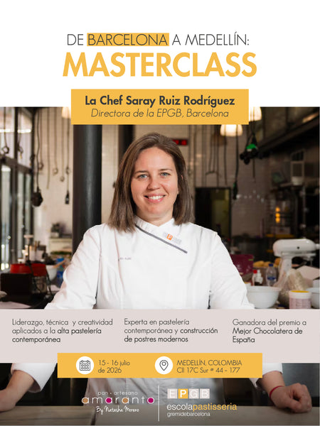 Masterclass pastelería contemporánea, vitrina y aplicaciones del chocolate