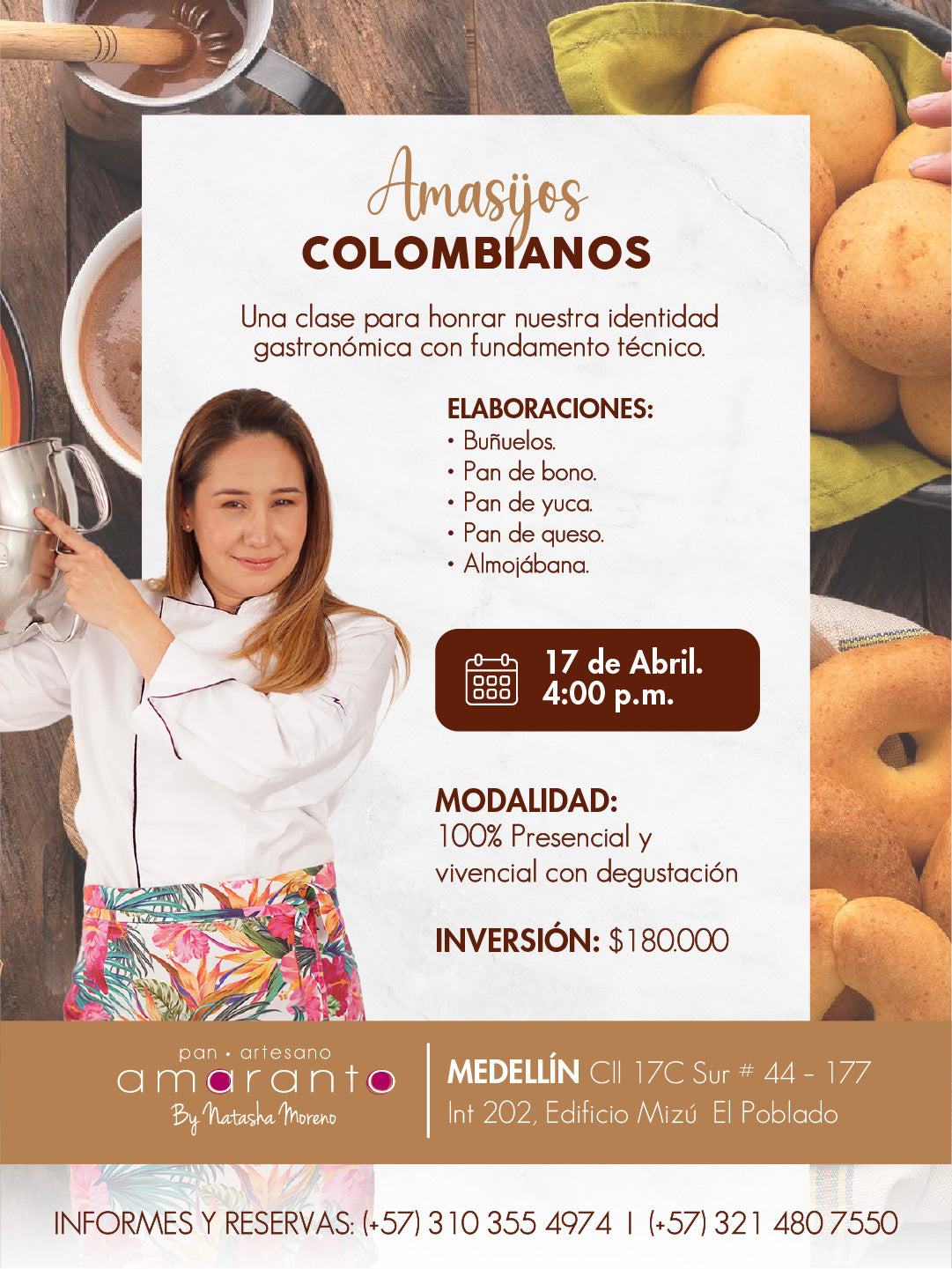 Amasijos Colombianos – 17 de Abril | Tradición y Técnica