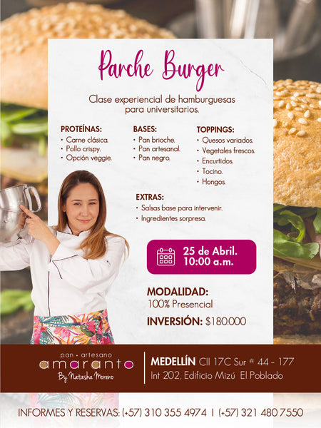 Parche Burger – 25 de Abril | Experiencia de Hamburguesas Artesanales