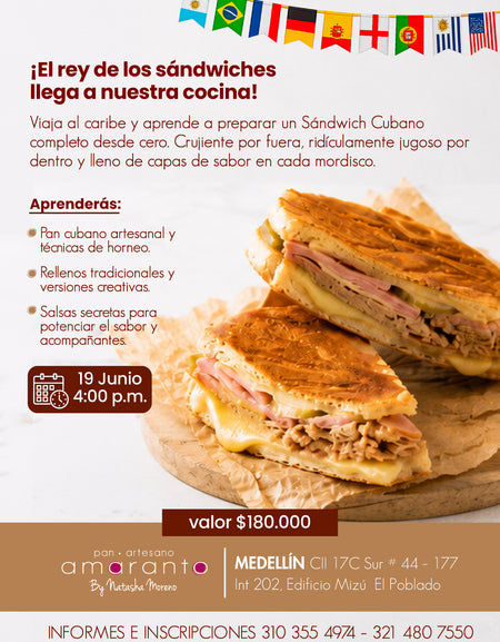 Sándwich Cubano 19 de junio | Piquete Sabores Mundialistas