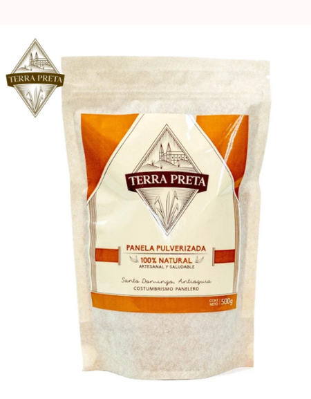 Panela pulverizada Terra Preta 500 Gr.