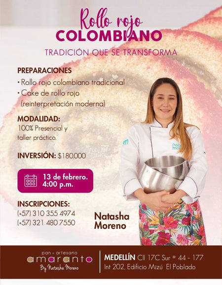 Clase · 13 de Febrero · Rollo Rojo Colombiano