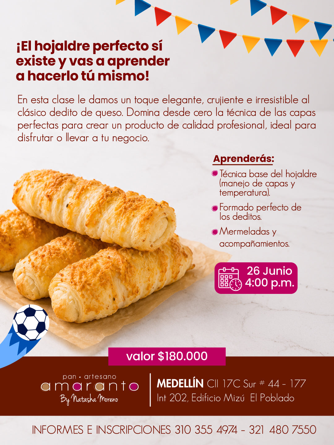 Deditos de hojaldre y queso 26 de junio | Piquete Sabores Mundialistas